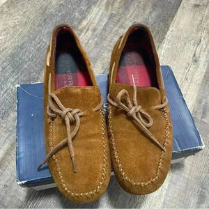 Sperry top sider tan/brown suede size 10.5